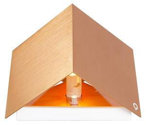 Modern fali lámpa réz - Cube