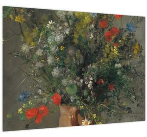 Kép - Auguste Renoir, Flowers in a Vase, reprodukciók (70x50 cm)