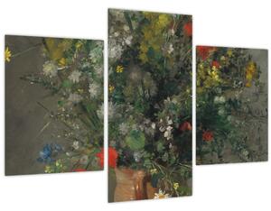Kép - Auguste Renoir, Flowers in a Vase, reprodukciók (90x60 cm)