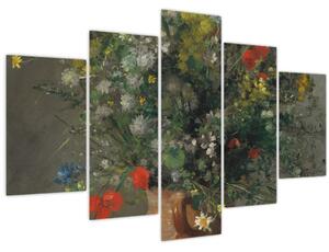 Kép - Auguste Renoir, Flowers in a Vase, reprodukciók (150x105 cm)