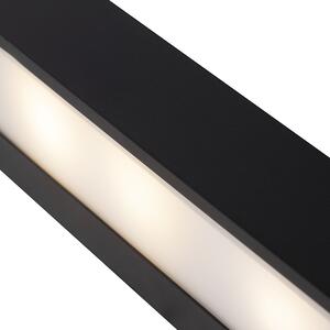 Design hosszúkás fali lámpa, fekete, 35 cm - Houx
