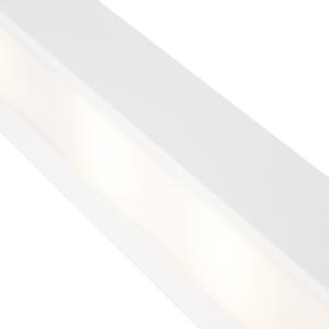 Design hosszúkás fali lámpa, fehér, 60 cm - Houx