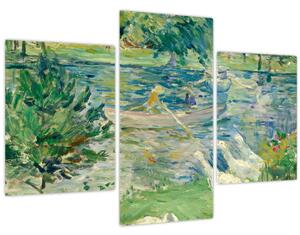 Kép - Berthe Morisot, Girl in a Boat with Geese, reprodukciók (90x60 cm)