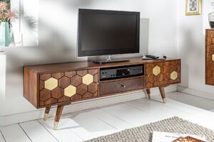 TV asztal MYSTIKA 140 cm - akácfa, természetes