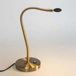 Art Deco asztali lámpa bronz LED-del - Tableau