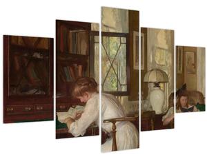 Kép - Edmund Tarbell, Josephine and Mercie, reprodukciók (150x105 cm)