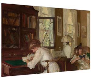 Kép - Edmund Tarbell, Josephine and Mercie, reprodukciók (90x60 cm)