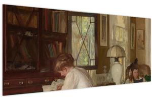Kép - Edmund Tarbell, Josephine and Mercie, reprodukciók (120x50 cm)