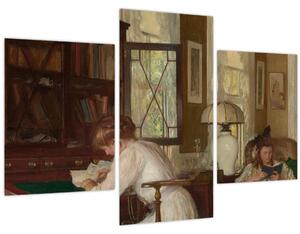 Kép - Edmund Tarbell, Josephine and Mercie, reprodukciók (90x60 cm)