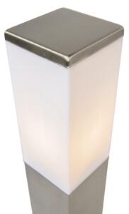 Modern kültéri lámpa 80 cm acél - Malios