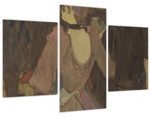 Kép - Henri de Toulouse-Lautrec, La Goulue and Her Sister, reprodukciók (90x60 cm)