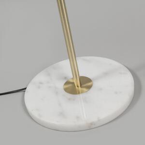 Állólámpa sárgaréz szürke árnyalattal 50 cm - Kaso