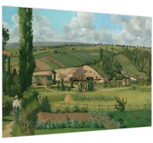 Kép - Camille Pissarro, Landscape at Les Pâtis, Pontoise, reprodukciók (70x50 cm)