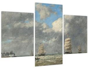 Kép - Eugène Boudin, Le Havre, reprodukciók (90x60 cm)