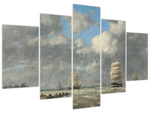 Kép - Eugène Boudin, Le Havre, reprodukciók (150x105 cm)
