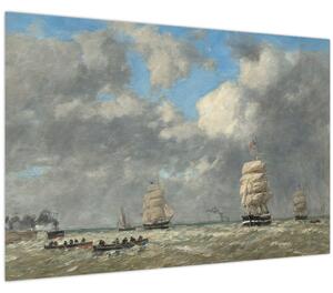 Kép - Eugène Boudin, Le Havre, reprodukciók (90x60 cm)