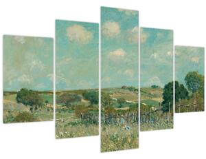 Kép - Alfred Sisley, Meadow, reprodukciók (150x105 cm)