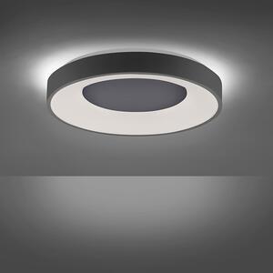 Modern mennyezeti lámpa fekete, háromlépcsős LED-del - Steffie
