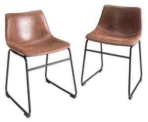 DJANGO barna vintage szék