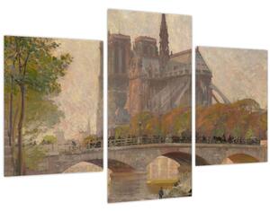 Kép - Robert William Vonnoh, Notre Dame de Paris, reprodukciók (90x60 cm)