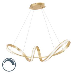 Arany függesztett lámpa, 80 cm-es LED-del - Belinda