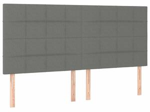VidaXL Fejtámla - Szövet - Sötétszürke - 160cm
