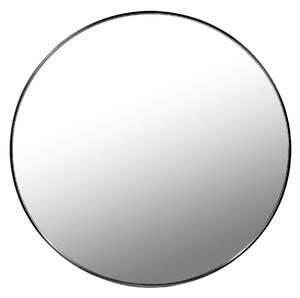 LEOBERT fekete kerek tükör - többféle méretben Tükör átmérője: 80 cm