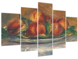 Kép - Auguste Renoir, Peaches on a Plate, reprodukciók (150x105 cm)