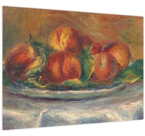 Kép - Auguste Renoir, Peaches on a Plate, reprodukciók (70x50 cm)