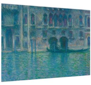 Üveg kép - Claude Monet, Palazzo da Mula, Venice, reprodukciók (70x50 cm)