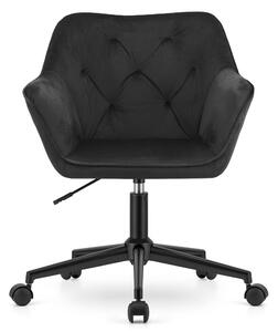 COPA VELVET fekete irodai szék
