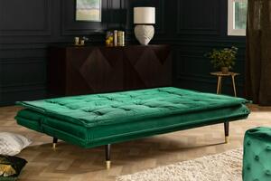 Ágyazható kanapé Clark 184 cm smaragdzöld