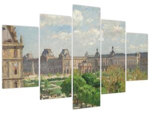 Kép - Camille Pissarro, Place du Carrousel, Paris, reprodukciók (150x105 cm)