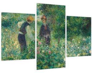 Kép - Auguste Renoir, Picking Flowers, reprodukciók (90x60 cm)