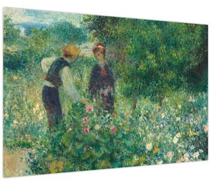 Kép - Auguste Renoir, Picking Flowers, reprodukciók (90x60 cm)