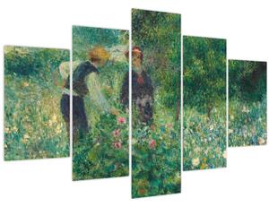 Kép - Auguste Renoir, Picking Flowers, reprodukciók (150x105 cm)
