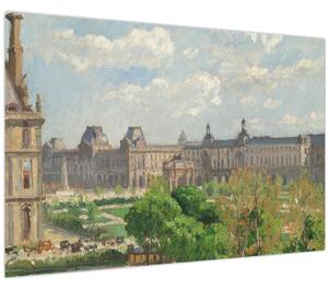 Kép - Camille Pissarro, Place du Carrousel, Paris, reprodukciók (90x60 cm)