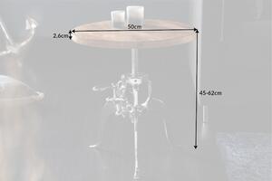 Design dohányzóasztal Adohi 45-62 cm Mangó