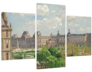 Kép - Camille Pissarro, Place du Carrousel, Paris, reprodukciók (90x60 cm)