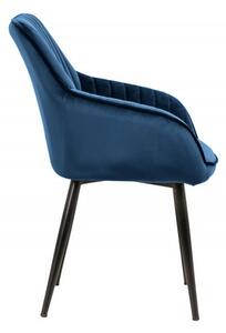 Stílusos szék Esmeralda király kék