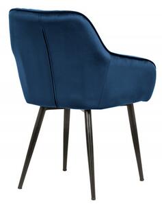 Stílusos szék Esmeralda király kék