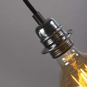 Modern függesztett lámpa króm - Cava 5