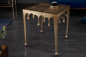 Design oldalsó asztal Gwendolyn L 50 cm arany