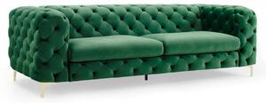 Stílusos ülőgarnitúra Rococo 240 cm / Zöld