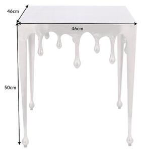 Kisasztal LIQUIDE 46 cm - ezüst