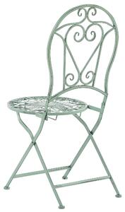 Zöld kerti szék kétdarabos szettben TRENTO