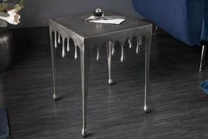 Design oldalsó asztal Gwendolyn S 44 cm ezüst