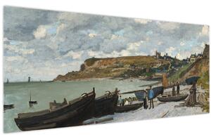 Kép - Claude Monet, Sainte Adresse, reprodukciók (120x50 cm)