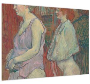 Kép - Henri de Toulouse-Lautrec, Rue des Moulins, reprodukciók (70x50 cm)