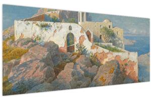 Kép - William Stanley Haseltine, Santa Maria a Cetrella, Anacapri, reprodukciók (120x50 cm)